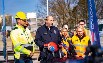 FOTO: Modernizácia električkovej trate Nad jazerom