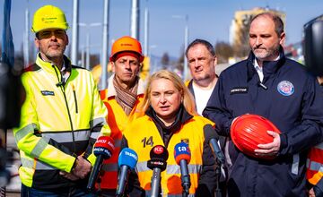 FOTO: Modernizácia električkovej trate Nad jazerom