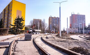 FOTO: Modernizácia električkovej trate Nad jazerom