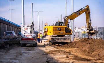 FOTO: Modernizácia električkovej trate Nad jazerom