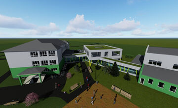 FOTO: Rozhanovce predstavili projekt nového pavilónu základnej školy