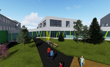 FOTO: Rozhanovce predstavili projekt nového pavilónu základnej školy