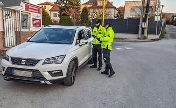FOTO: Policajné kontroly v Košiciach a okolí