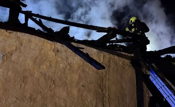 FOTO: Požiar rodinného domu v Kalši