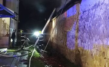 FOTO: Požiar rodinného domu v Kalši