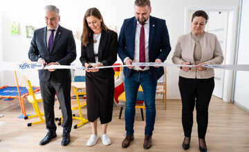 FOTO: V Košiciach sa strihala páska nových priestorov pre Službu včasnej intervencie