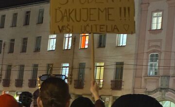 FOTO: Protest študentov v Košiciach