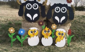 FOTO: Veľkonočná výzdoba v obciach a mestách na východe Slovenska