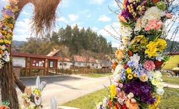 FOTO: Veľkonočná výzdoba v obciach a mestách na východe Slovenska