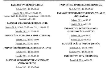 FOTO: Spoveď pred Veľkou nocou v Košiciach 2026