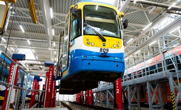 FOTO: Zmodernizované električkové depo v Košiciach