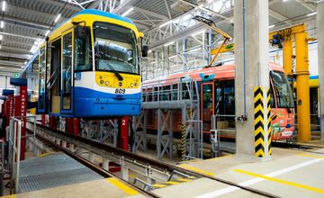 FOTO: Zmodernizované električkové depo v Košiciach