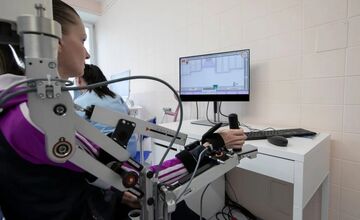 FOTO: Novootvorená robotická rehabilitácia v Starej nemocnici