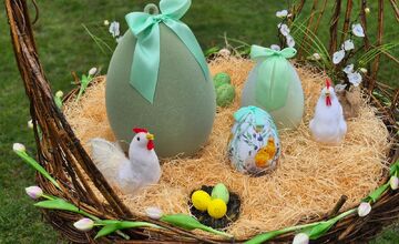 FOTO: Veľkonočná výzdoba v obciach a mestách na východe Slovenska