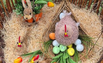 FOTO: Veľkonočná výzdoba v obciach a mestách na východe Slovenska