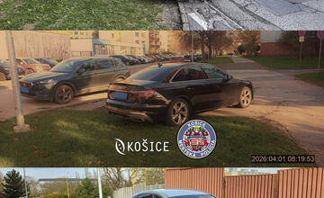 FOTO: Policajti si posvietili na poriadok na košickom sídlisku Železníky