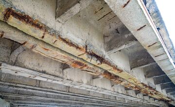 FOTO: FOTO: Kraj začal s opravou mosta pri Topoľanoch