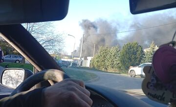 FOTO: Požiar v Trebišove