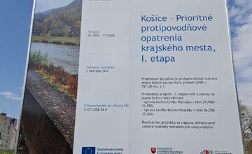 FOTO: Na Hornáde začali s budovaním protipovodňového systému