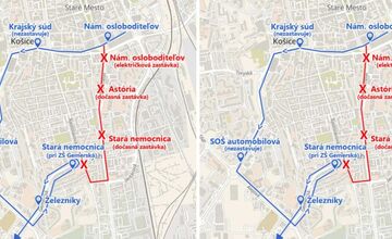 FOTO: Práce na Rastislavovej v Košiciach