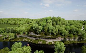 FOTO: Miliónová investícia do cyklistikyPri Hornáde pribudne most aj vyhliadka