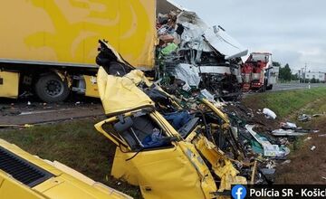 FOTO: Tragické dopravného nehody pred Turňou nad Bodvou